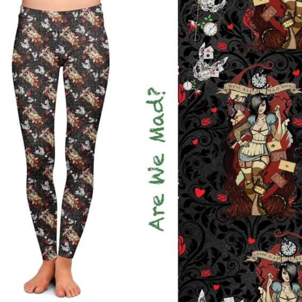Alice in Wonderland COSPLAY Leggings TC 14-22